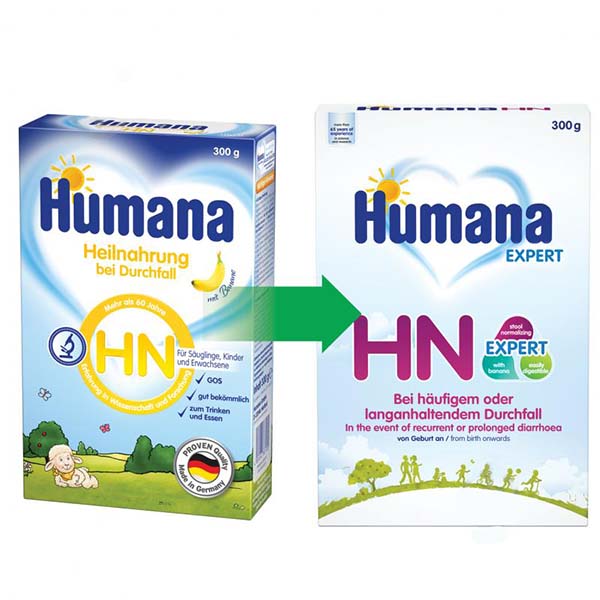 Суха лікувальна суміш Humana при гострій діареї HN 300 г 4031244763716