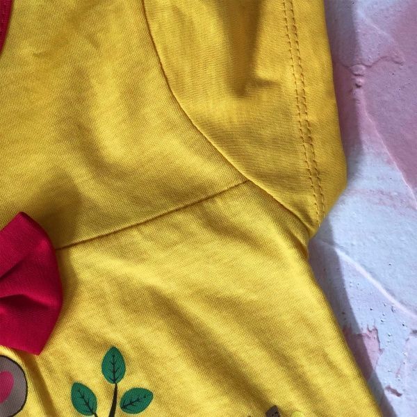 Комплект mini Mika с медвежонком желтый р.86 523 