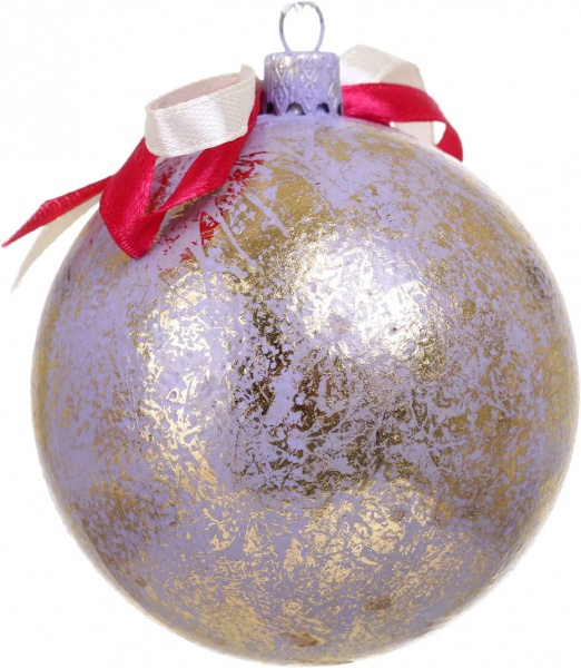 Шар новогодний Декупаж d 80 мм в ассортименте