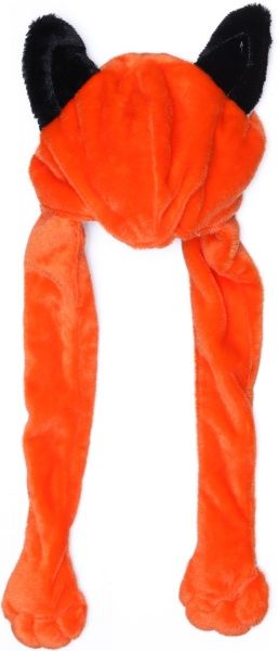 Шапочка карнавальна Лисичка з вишивкою 52 см помаранчевий 