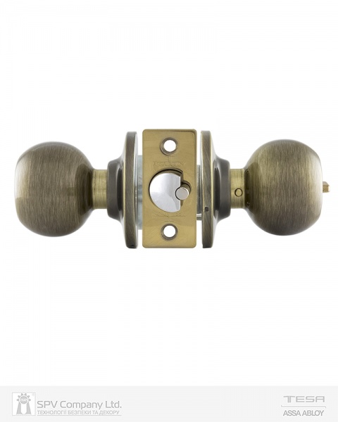 Кнобсет TESA 1-Way 3900U0 Univ BS60/70 мм 3Key 33-52 мм Bola (комплект) антична бронза