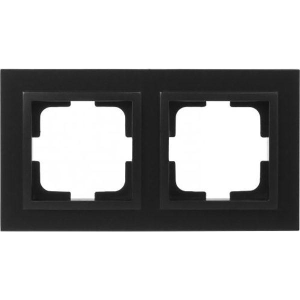 Рамка двомісна Mono Despina універсальна графіт 102-200000-161