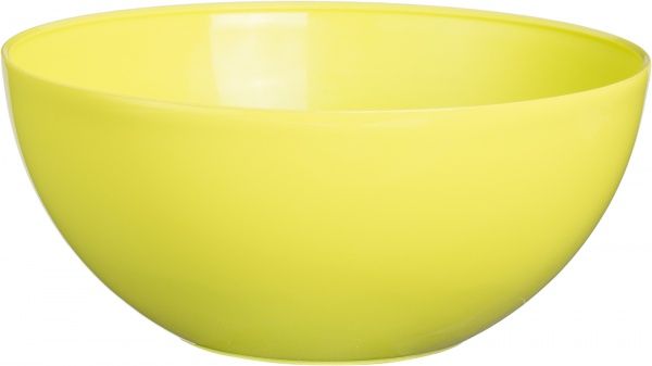 Салатник Рукола пластиковий 5 л лимонний Lamela