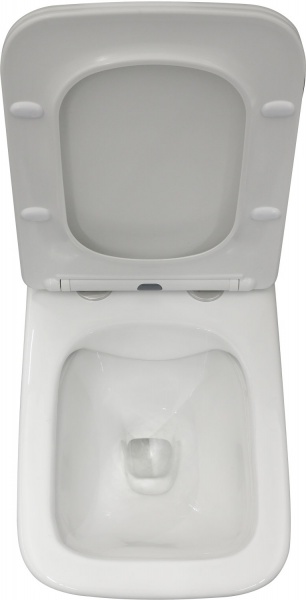 Унітаз підвісний logic new rimless з сидінням slim soft-close