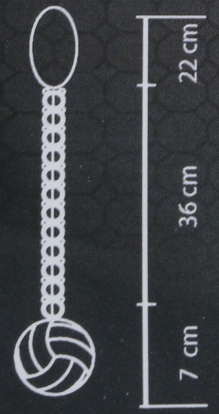Подхват для штор натуральный 2020-11-K-122 розовый/серый Majestic