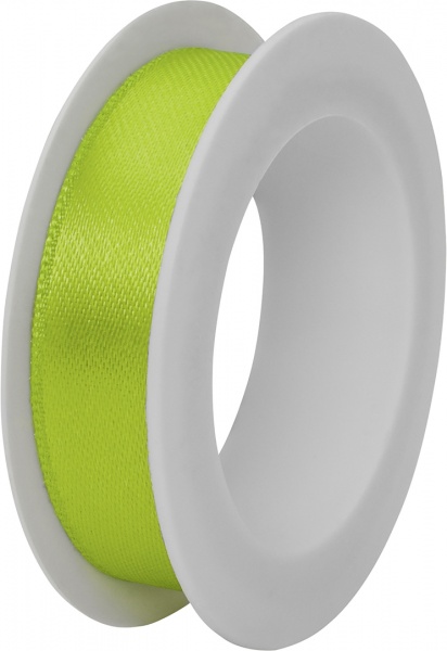 Стрічка декоративна STEWO Satin spool light green 1,5 см 3 м світло-зелений 