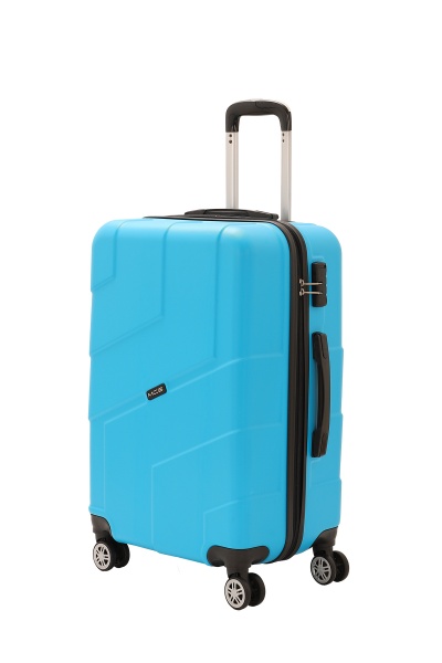Чемодан 70 л голубой MCS V358 на 4 колесах M 24