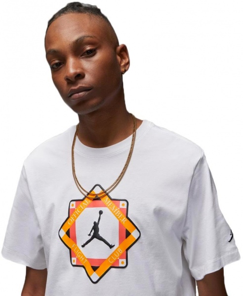 Футболка Nike M J FLT MVP GFX SS CREW DX9565-100 р.L білий