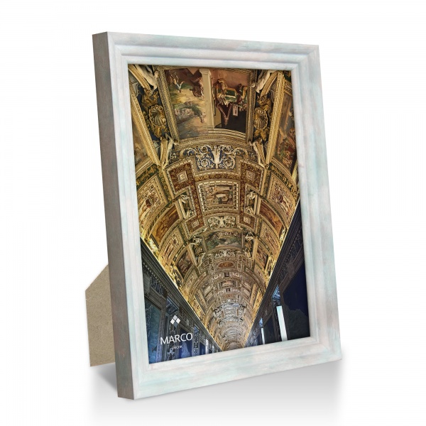 Рамка MARCO decor 2923 1 фото 15х20 см бежевый с синим 