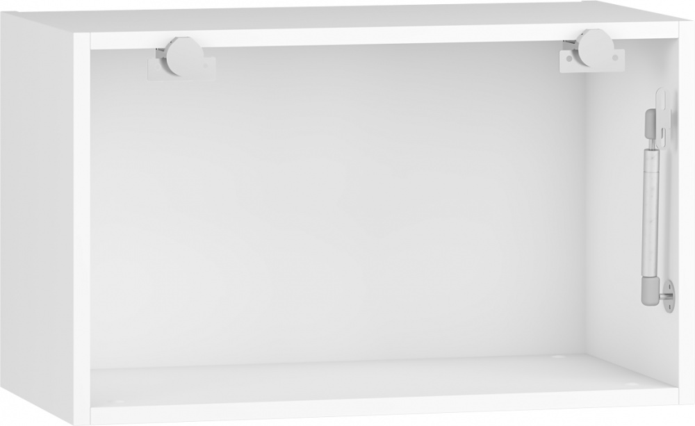 Шкаф верхний Грейд с газлифтом LS (фас.СВ) Оптимум 600x360x297 мм белый