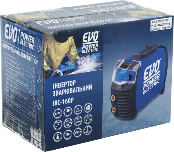 Інвертор зварювальний EVO IRC-160P
