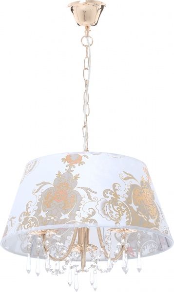Люстра Arte Lamp Armonico 3x40 Вт E14 біло-золотистий 5008 