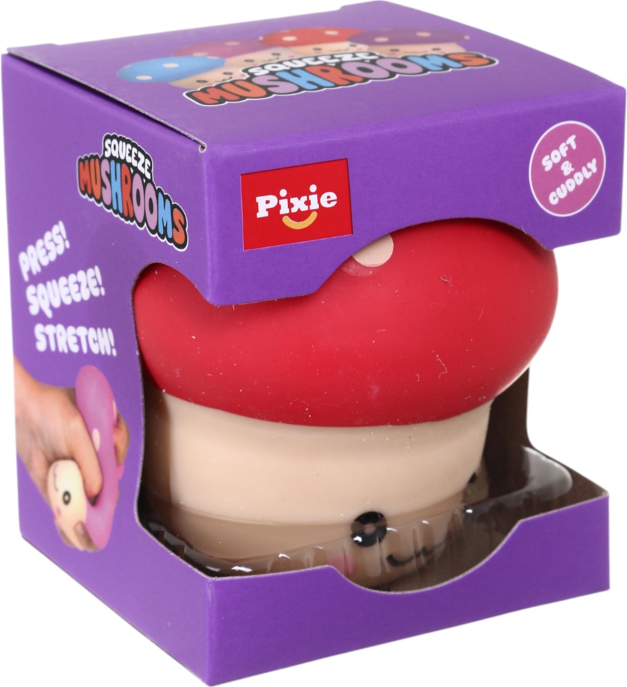 Игрушка-антистресс PIXIE зефирка грибочек 6.5x6.5x7.4 см в ассорт. CKS-10789