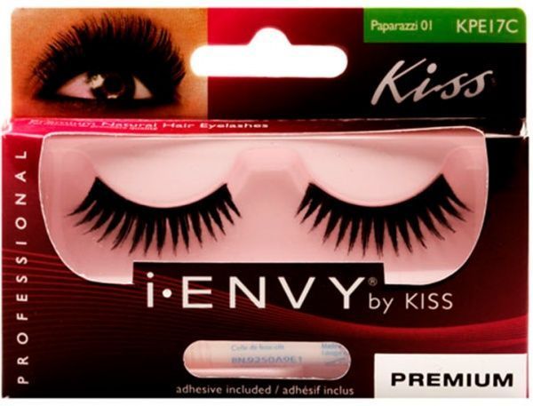 Накладные ресницы Kiss Восхищение (KPE17С) клей KPE17C 