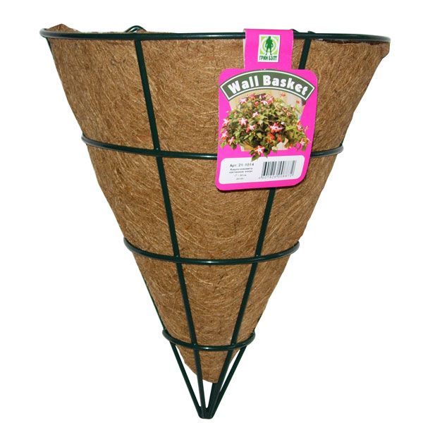 Кашпо настенное Грин Бэтл Конус 300 мм