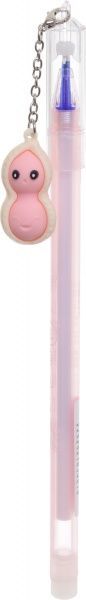 Ручка гелевая пиши-стирай Орешки розовая 