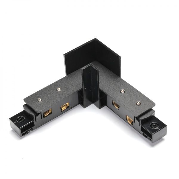 З'єднувач кутовий Светкомплект CR-CON 90-26 BK чорний 