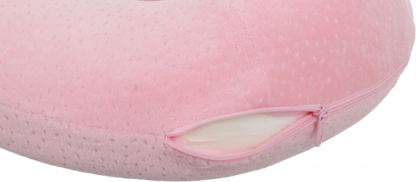 Подушка дорожня 32х30х9 см пудра Luna