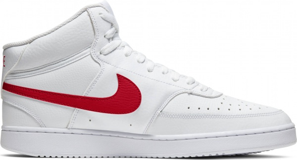 Кроссовки Nike COURT VISION MID CD5466-105 р.US 13 бело-красный