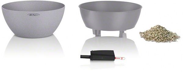 Вазон декоративный Lechuza Cubeto Color 40 круглый 3/11,5л светло-бежевый (13841) 