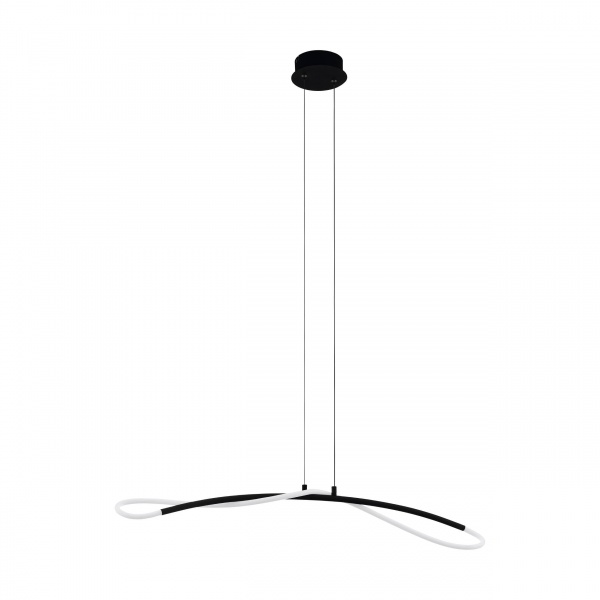 Світильник підвісний Eglo Egidonella 1x20 Вт чорний із білим 99382 