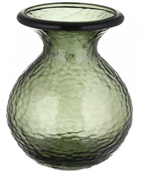 Ваза San Miguel PARADISE D15 см стекло 18,5 см зелено-синий 