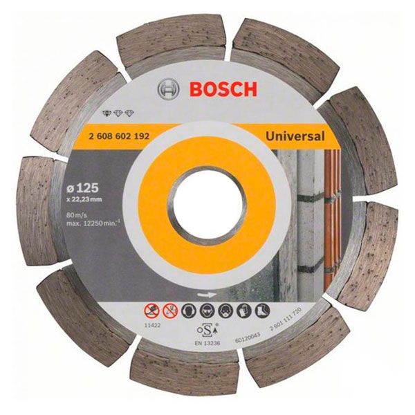 Круг алмазный Bosch UPE 125x22.2 мм универсальный