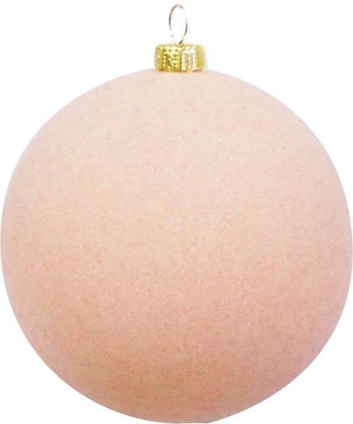 Набор елочных шаров T21-35-8 пудра d80 мм 6 шт./уп. 