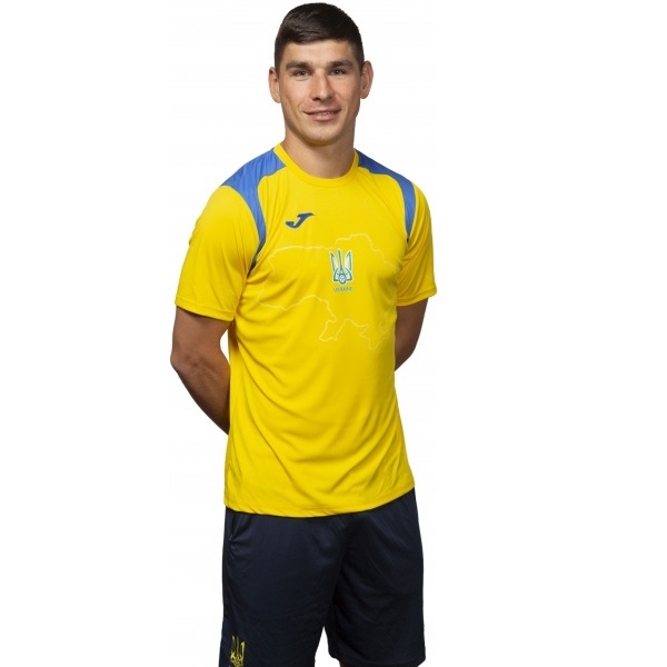 Футболка форми збірної України 2021 Joma Ukraine Official Replica T-shirt 101264.907 р.XL жовтий
