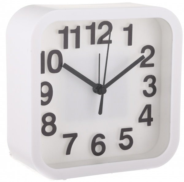 Годинник настільний Edyx 13,1x13,1x5,2 см білий