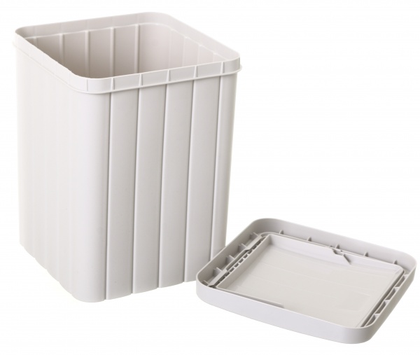 Відро для сміття RIO FLIP TWINS 205х205х280 мм 10 л бежевий