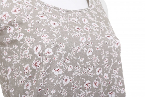 Ночная рубашка Trio BIZE принт цветы р.S оливковый