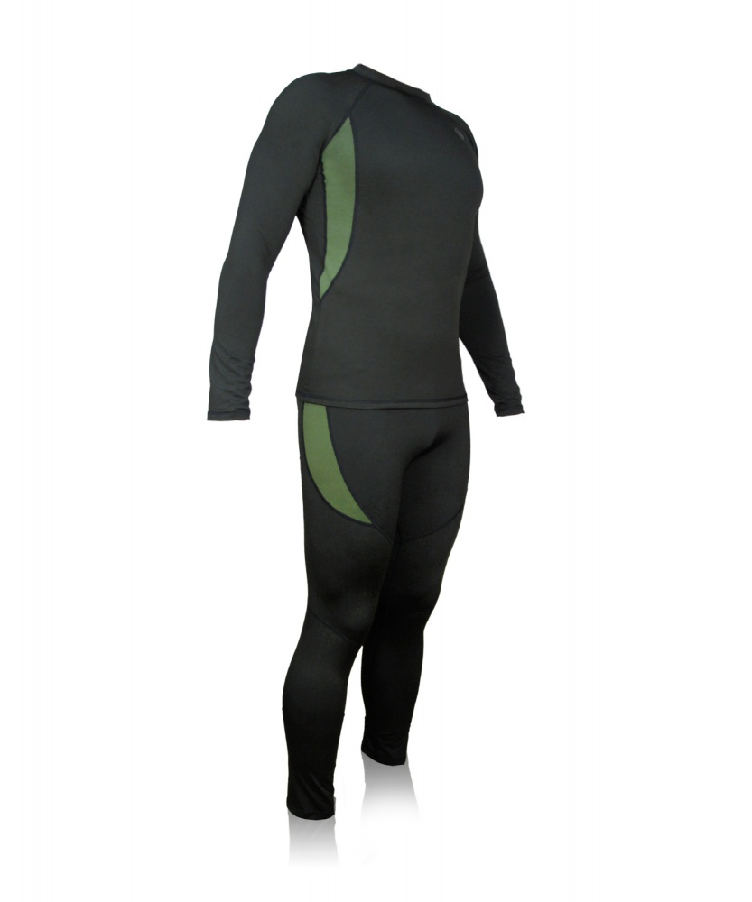 Комплект термобілизни 1991 ТМ AF 34123-JA-09-B-S р.S чорний із зеленим