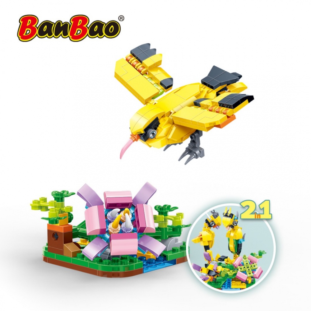 Конструктор BanBao 2в1 Іволга та морський коник ET612