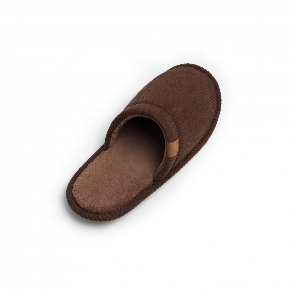 Тапки домашние Twins вельвет 15843 р.42/43 коричневый