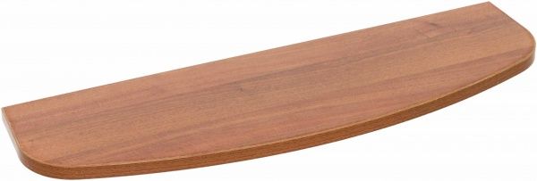 Полка ДСП радиусная 800x250 мм орех лесной 