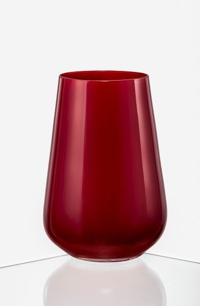 Набор стаканов высоких Sandra красный 380 мл 6 шт. Bohemia 