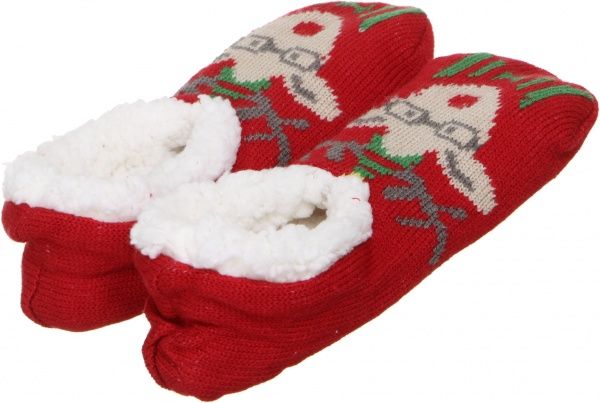 Обувь домашняя La Nuit Веселый олень р. 39/40 красныйбелый 