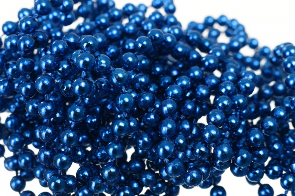 Бусы для елки 6 цветов 5 мм 6 м в ассортименте