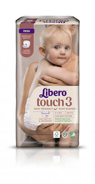 Підгузки-трусики Libero Touch 3 5-9 кг 38 шт.