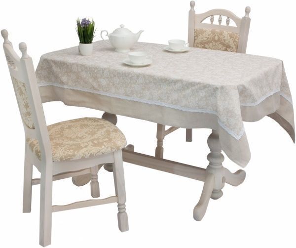 Скатерть White Rose 140x180 см Прованс 