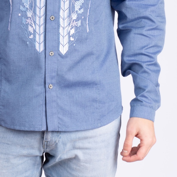 Вышиванка Эдельвика синий р. 64 356-22/00 