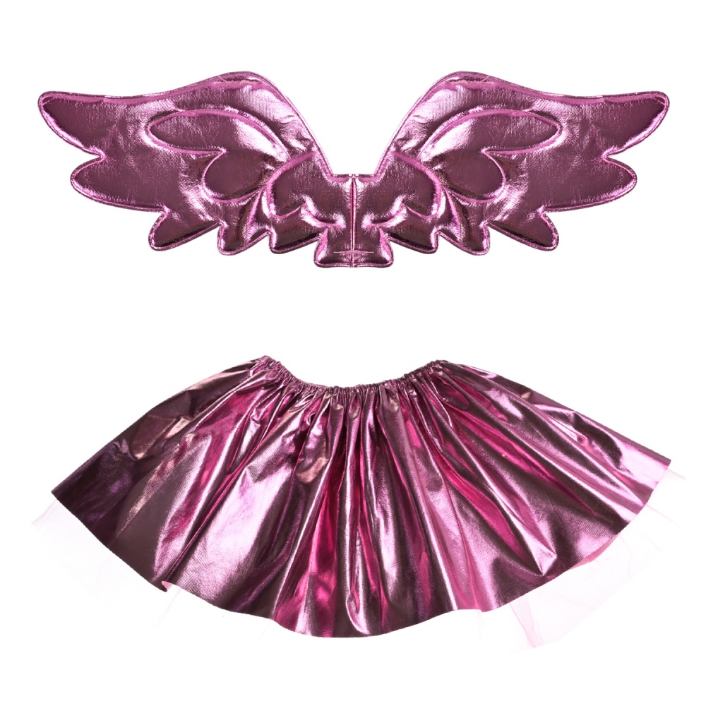 Костюм дитячий карнавальний Shantou обруч, крила, спідниця фіолетовий E2503