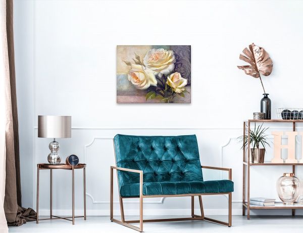 Репродукция White Rose2 35x50 см RozenfeldArt 