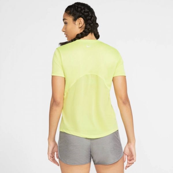 Футболка Nike W NK MILER TOP SS AJ8121-367 XS салатовий