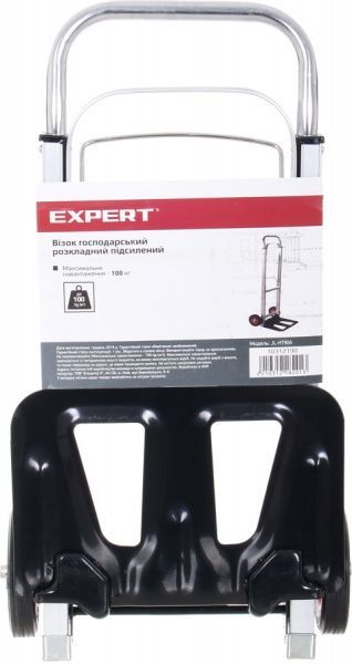Тележка хозяйственная Expert Tools раскладной с ручками до 100 кг