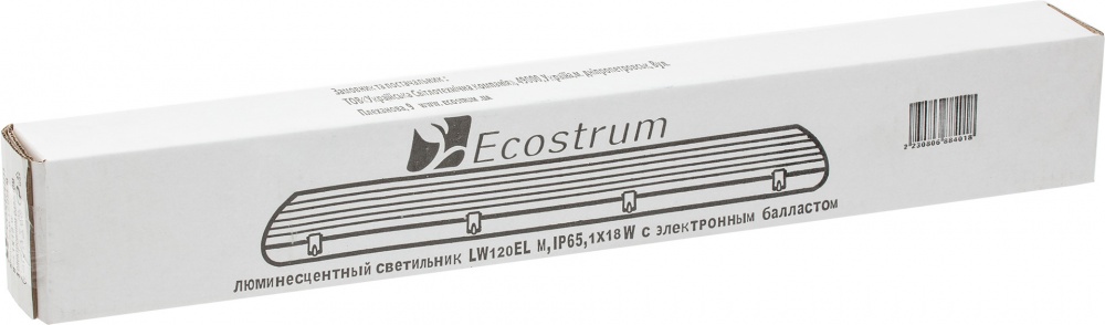 Светильник линейный Ecostrum с электронным балластом 18 Вт G13 LW120EL-М