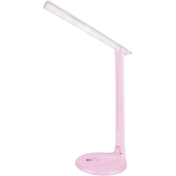 Настільна лампа офісна LightMaster DE1142 LED 10 Вт рожевий 
