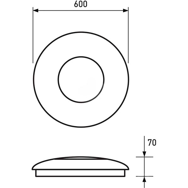 Світильник світлодіодний Eurolamp Smart Light Van Gogh із пультом ДК 96 Вт білий 3000-6500 К 