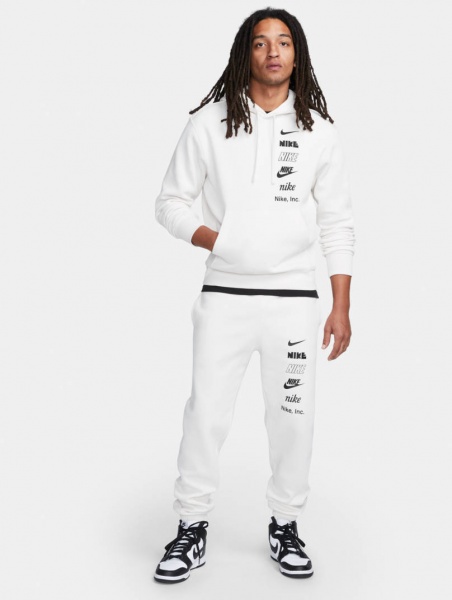 Брюки Nike CLUB+ BB CF PANT MLOGO DX0795-030 р. M бежевый